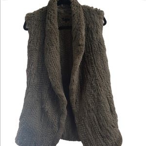June rabbit fur vest